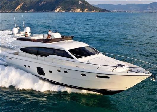 ONE MORE TIME FERRETTI YACHTS  2009
